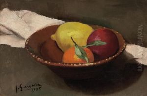 Nature Morte Aux Fruits by Julio Gonzalez