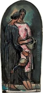 Maternite Noire Et Rose