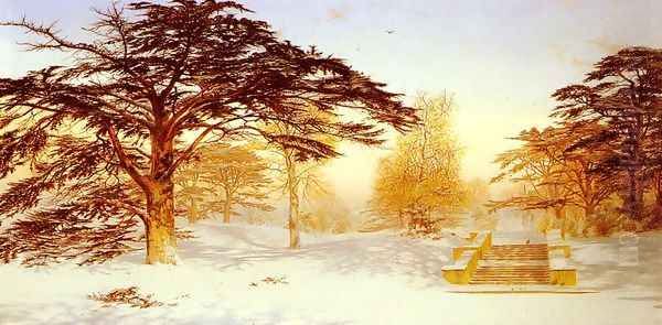 Untrodden Snow, The Terrace, Holland House, Three Miles From Charing Cross - Holland Park - view 1