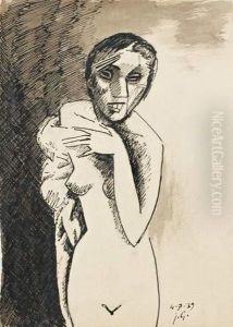 < Femme Ingenue > - Dit Aussi < Nu Cruel >, 1939 by Julio Gonzalez