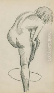 Nudo Femminile, (1914/'18) by Julio Gonzalez