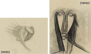 Abstraction (recto); La Femme (verso) by Julio Gonzalez