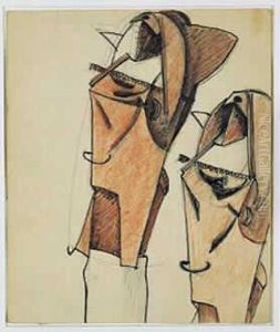 Etudes De Femmes, Circa 1930-33 by Julio Gonzalez
