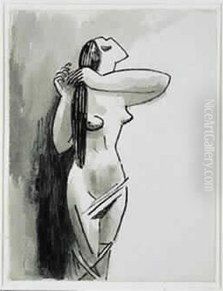 Nu Se Coiffant, Circa 1940-1941 - view 1