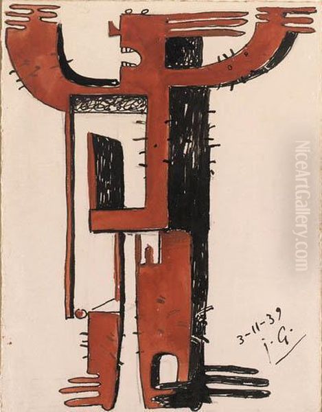 Abstrait: Figure Debout - view 1