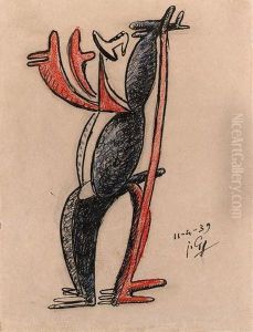 Abstrait (etude Pour L'homme Cactus) by Julio Gonzalez