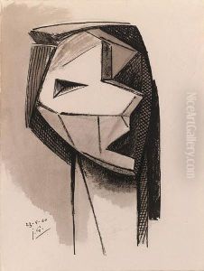 Tte De Femme Cubiste by Julio Gonzalez
