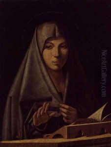 The Virgin Mary Praying by Antonello da Messina Messina