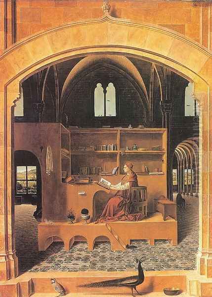 St. Jerome in his Study (San Gerolamo nello studio) by Antonello da Messina Messina