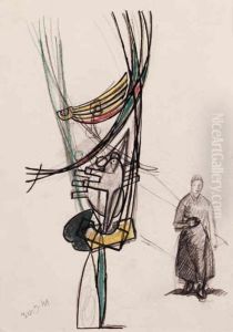 Abstrait Et Figuratif (recto); Etudes (verso)
