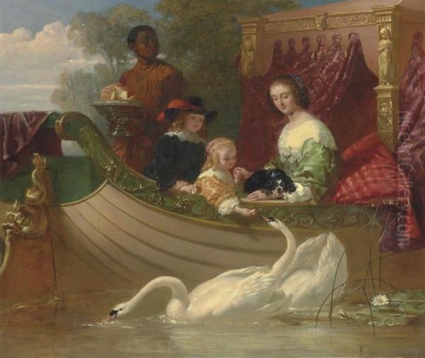Queen Henrietta Maria And Her Children - view 1