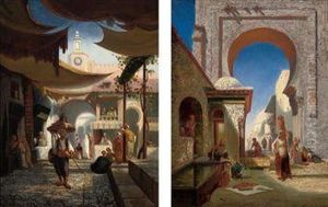 In The Souk by Frederick Goodall