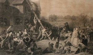 Raising The May-pole