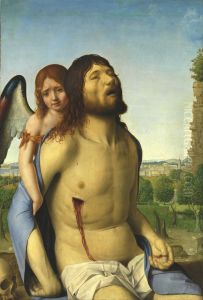The Dead Christ Supported by an Angel 1476 by Antonello da Messina Messina