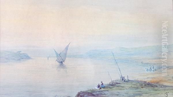 Fishing On The Banks Of The Nile - view 1
