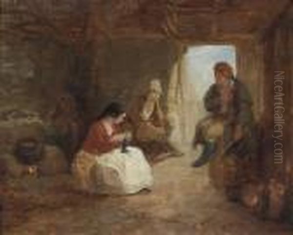 Irish Cabin Interior - view 1