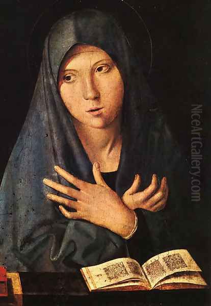Virgin of the Annunciation by Antonello da Messina Messina
