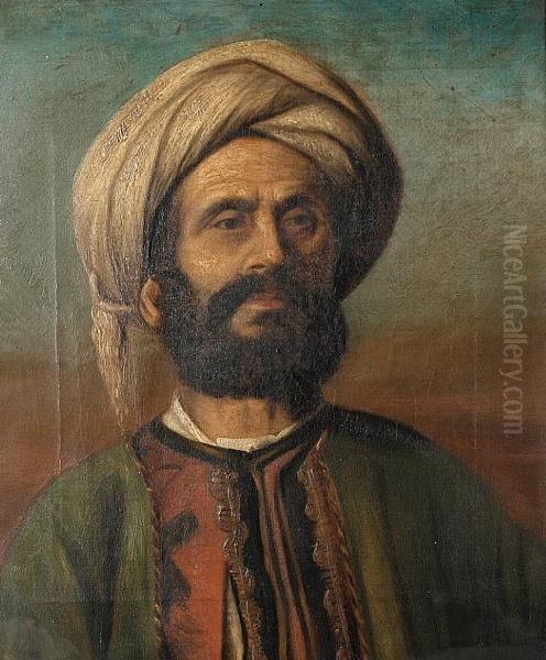 Portrait Of A Man In Arab Dress - view 1