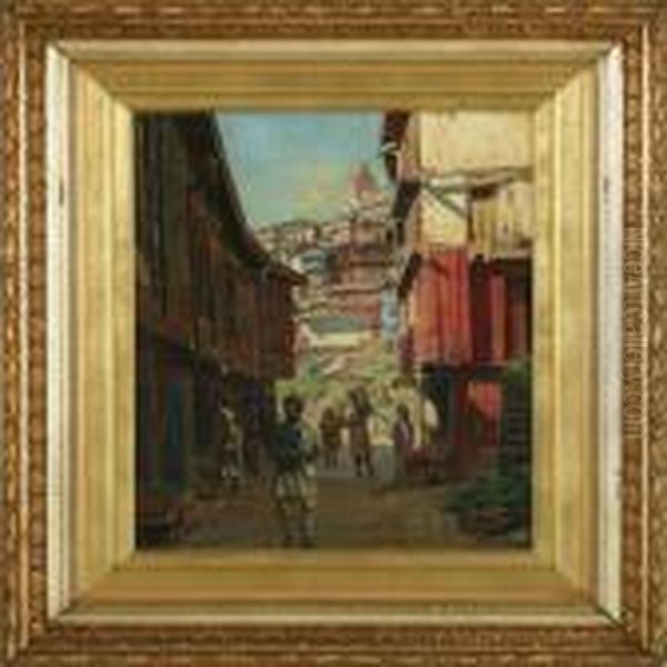 Oriental Scene, Presumably From Cairo - view 1