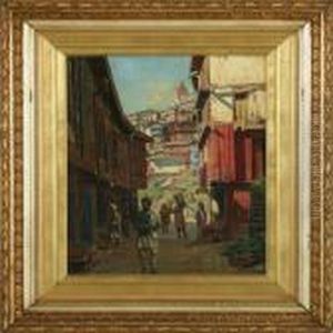 Oriental Scene, Presumably From Cairo by Frederick Goodall