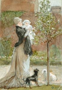 Study For The Time For Roses by Frederick Goodall