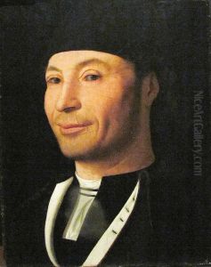 Portrait Of Unknown Man by Antonello da Messina Messina