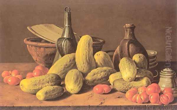 Still Life with Cucumbers and Tomatoes 1772 - view 1