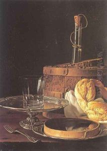 Still-Life with a Box of Sweets and Bread Twists 1770