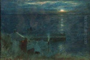 Moonrise Clovelly