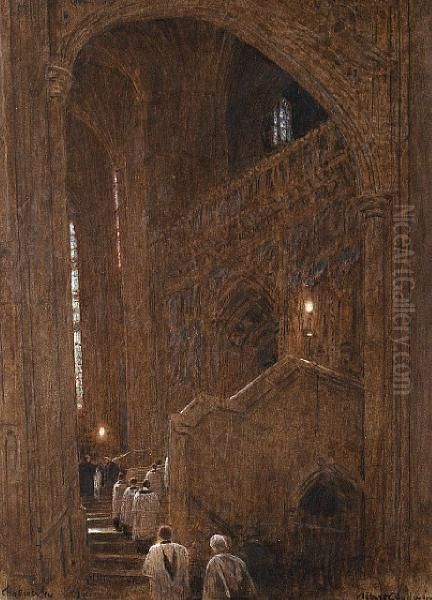 Interior Of Canterbury Cathedral - view 1