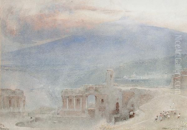 View Of Mount Etna From Thormina - view 1