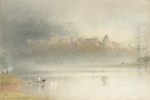 Windsor Castle From The Brocas, Berkshire
