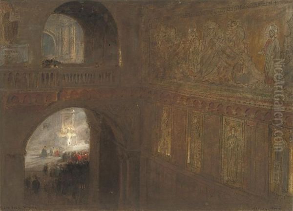 The Interior Of St. Mark's, Venice - view 1