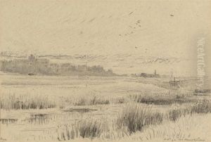Two Views Of Rye by Albert Goodwin