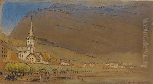 Weggis, Switzerland by Albert Goodwin