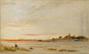 Bavino - Lago Maggiore by Albert Goodwin