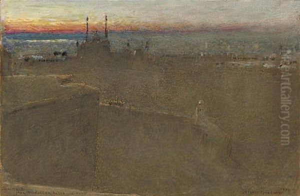 Sunset From Moqattam Hills, Cairo - view 1