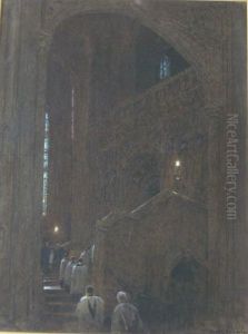 Canterbury Cathedral by Albert Goodwin
