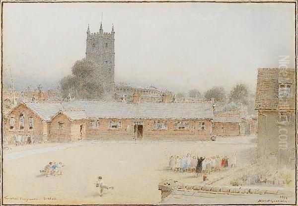 The School Playground, Dedham - view 1