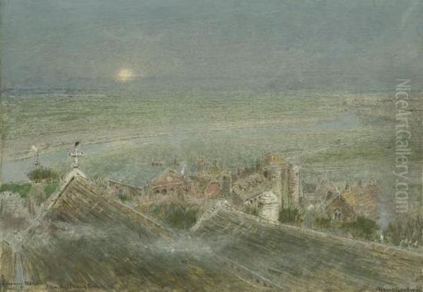 Romney Marsh From Rye Church Tower - view 1