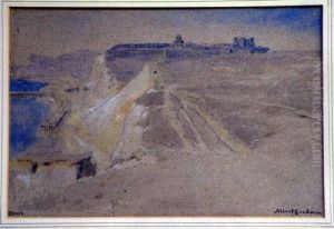 'dover' Signed 7 X 10.5in by Albert Goodwin