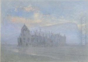 'holyrood' Signed 10.5 X 14.5in by Albert Goodwin