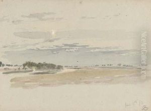 The Sun Breaking Through The Mist by Albert Goodwin
