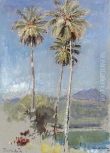 Palm Trees, Trinidad by Albert Goodwin