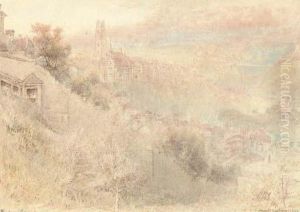 Freyburg, Switzerland by Albert Goodwin