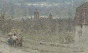 Lucerne, Switzerland by Albert Goodwin