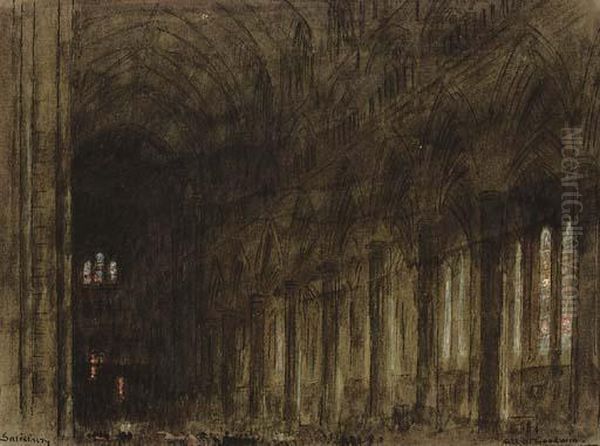 The Interior Of Salisbury Cathedral - view 1