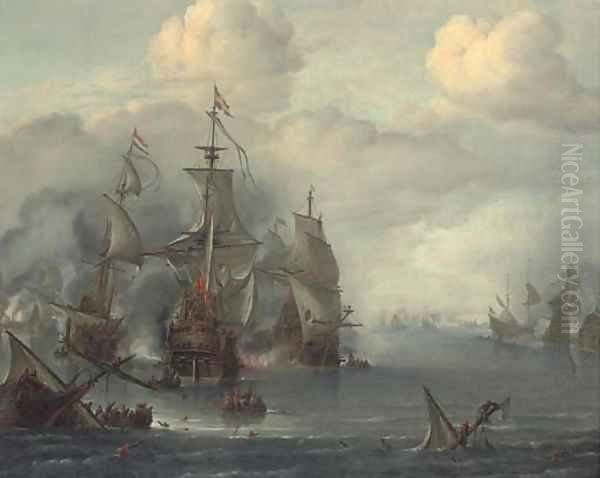 The Battle of The Sound, 29th October, 1650 - view 1