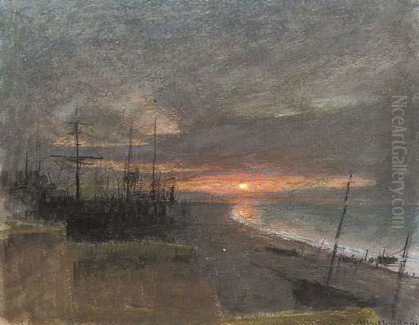 Sunset On The Shore - view 1
