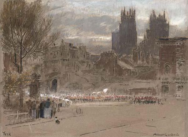A Military Procession, York - view 1